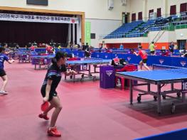 탁구 국가대표 후보선수단, 괴산군 동계 전지훈련 첫 방문 기사 이미지