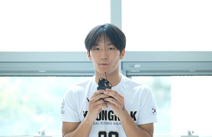  영락의료과학고등학교 배구 남자부 김은후 선수 인터뷰 영상 캡쳐  제공 대한배구협회