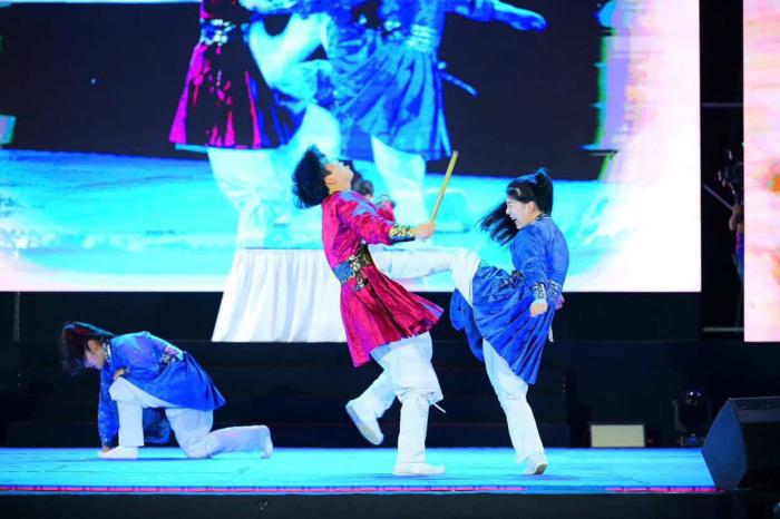  국가대표 시범단  제공 대한택견회